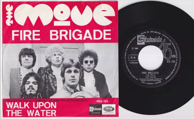 The MOVE * Fire Brigade * 1968 Belgian 45 * PSYCH MOD FREAKBEAT * Listen!