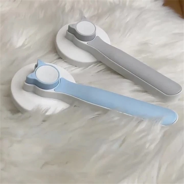 Pet Hair Remover Dog Cat Comb Grooming Massage Deshedding Self Cleaning Brush 3
