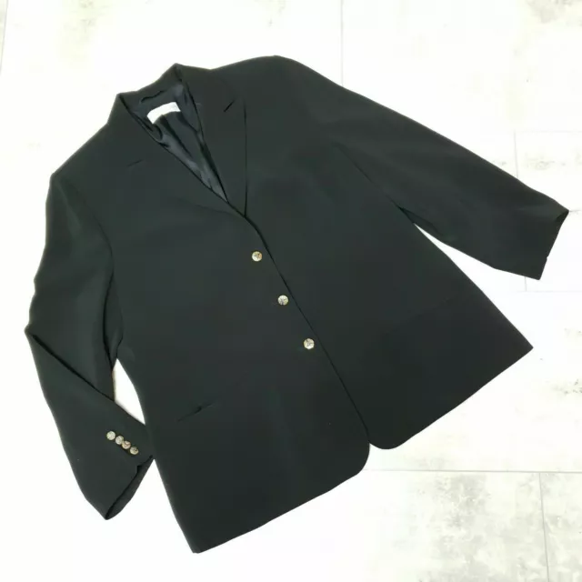 Caren Clark Blazer leichte Jacke Jacket Übergangsjacke schwarz hochwertig