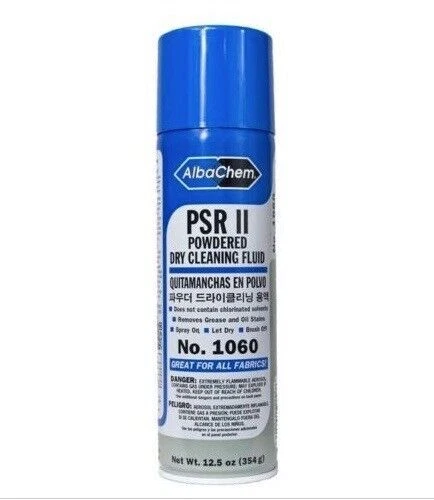 Alba-Chem PSRII Powdered Dry Cleaning Fluid Brush Off Spot Remover 12.5 oz