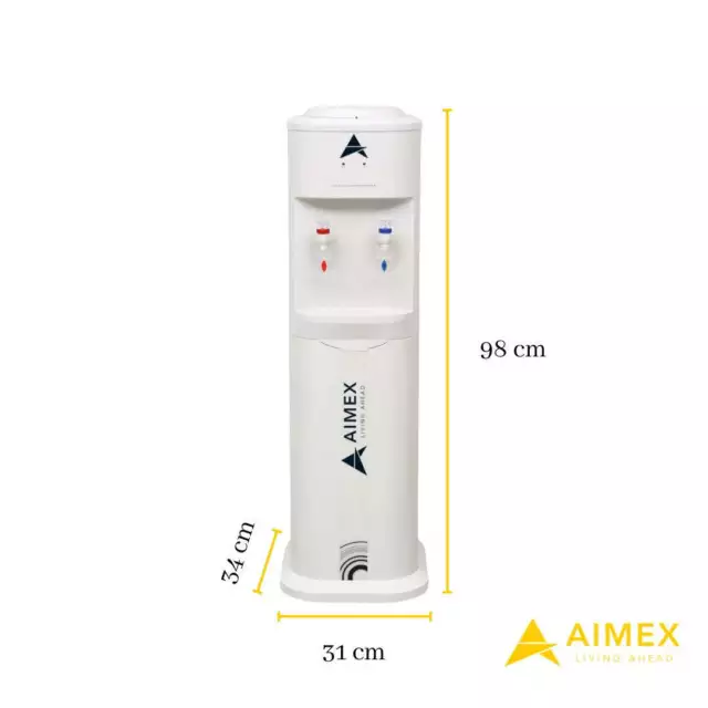 Aimex Water Cooler Chiller Dispenser Bottle Stand Purifier Office White Hot Cold 2