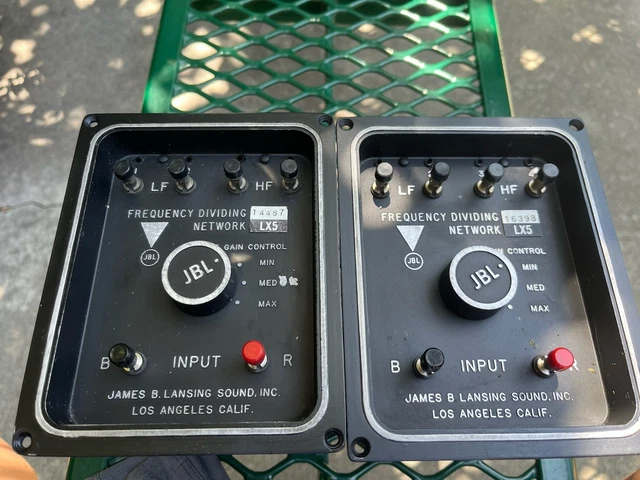 JBL LX5 Frequency Dividing Network 2個 JBL LX5 FREQUENCY Dividing Network Crossover Pair Tested in Japan