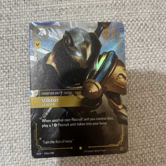 RIFTBOUND - VIKTOR, Leader - Showcase - 246a/298 - Origins - NM £26.69 ...
