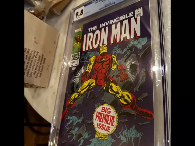 The Invincible Iron Man 1 Facsimile Edition CGC 9.8 Reprints OG 1968 Marvel 2023