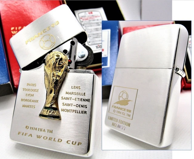 ZIPPO FRANCE 98 world cup-Limited edition-VERY RARE £208.70