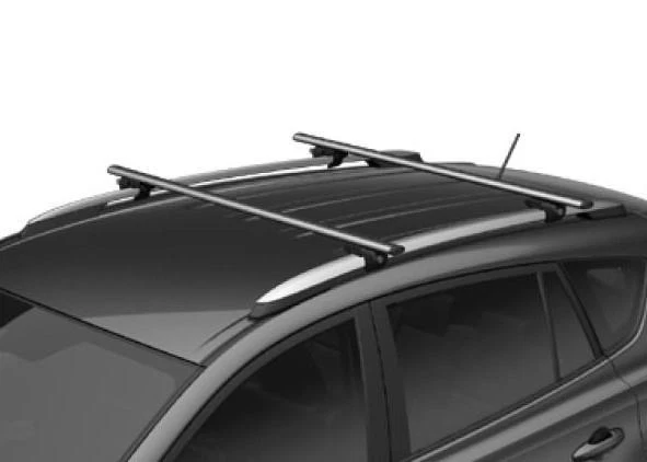 Barres de toit Transversales pour Toyota RAV4 2013-2018 Fer Noir