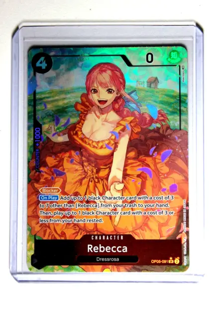 ONE PIECE Card Game Rebecca (Alt Art) OP05-091 SR Awakening of the New Era  - JP