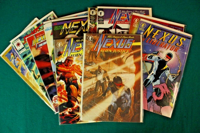 NEXUS Lot of 15 Comics - Liberator - Nightmare in Blue - New Color -Origin