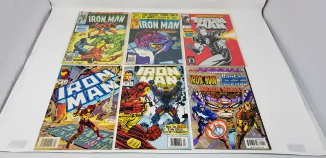Marvel Comics Iron Man Lot of 6 Issues (Including #133)