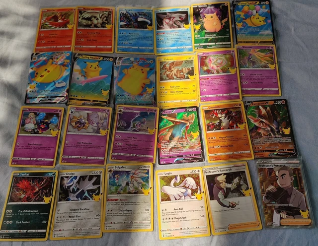 Pokemon 25th Celebrations Master Set + Grade 10 Mew 025/025 + Opened ETB