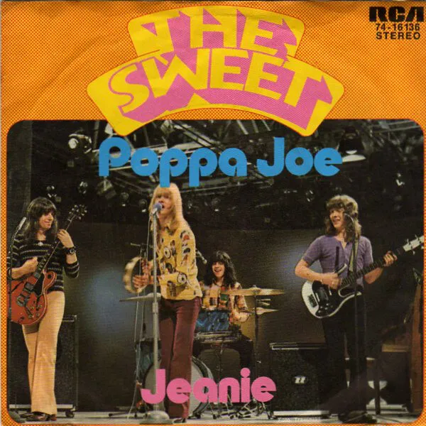 The Sweet - Poppa Joe  (7", Single) (Very Good Plus (VG+)