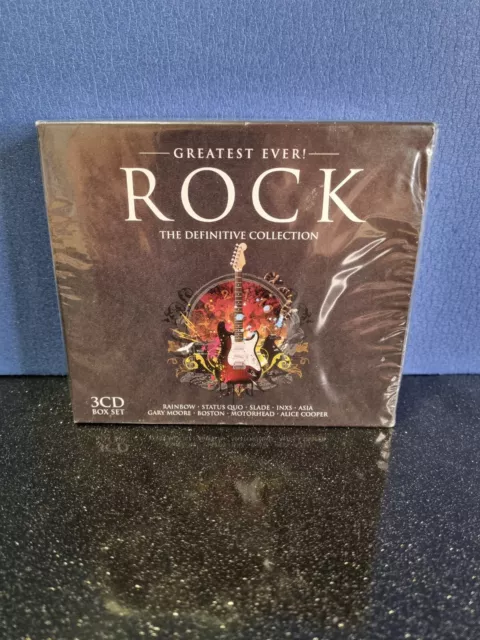 Greatest Ever! Rock: The Definitive Collection Sealed Various Artists 3 CD 2008