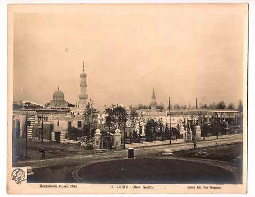 Milano Esposizione 1906 Foto Originale Padiglione Expo