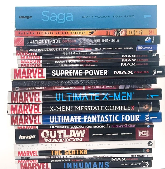graphic novel lot - Pick your choice - The Sandman, Marvel, DC, Walking Dead