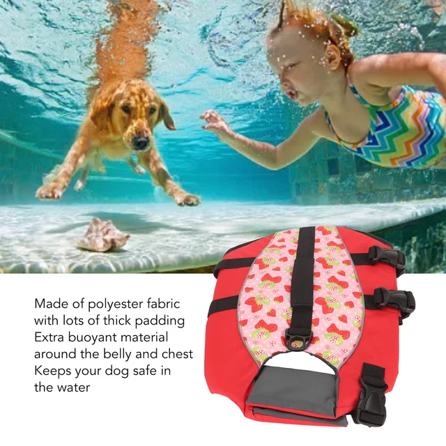 Chaqueta flotante para perro chaleco salvavidas ajustable a la moda para mascotas grandes para
