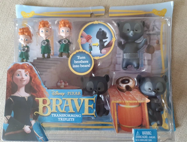 DISNEY PIXAR BRAVE Transforming Triplets Playset NEW £10.00 - PicClick UK
