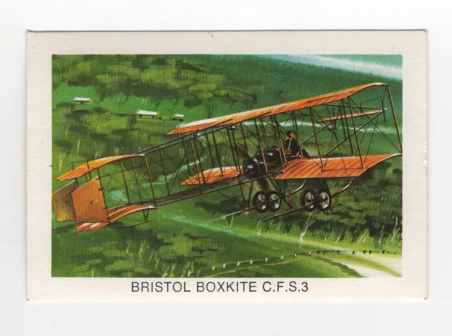 Bread Great Sunblest Air Race Cards #16 Bristol Boxkite (diff)