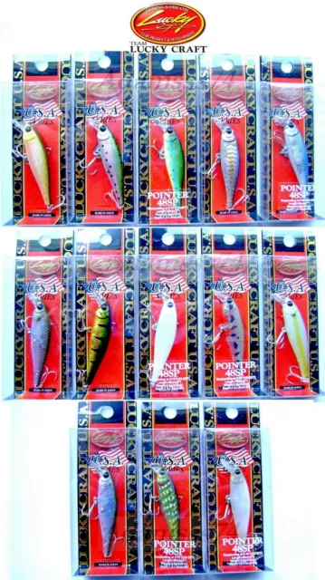 LUCKY CRAFT Pointer 48 SP Fishing Lure Japan Hard Bait,Trout, Chub, Perch,Pike