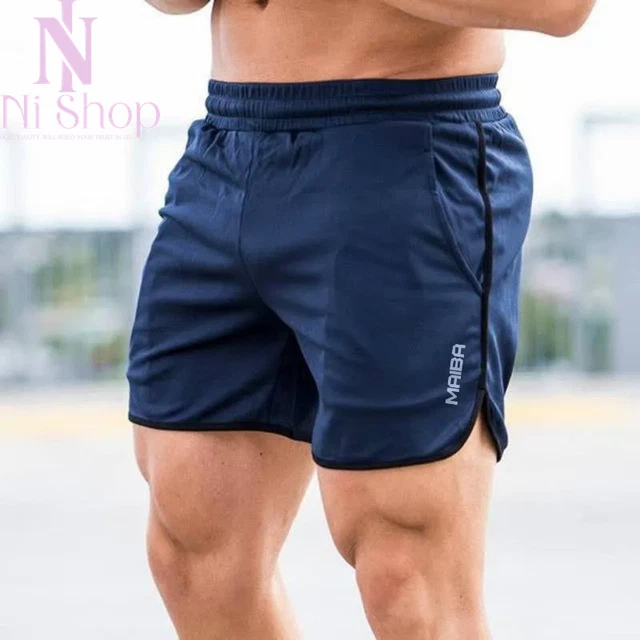 MENS GYM WORKOUT Shorts Running Lightweight Athletic Pants Bodybuilding