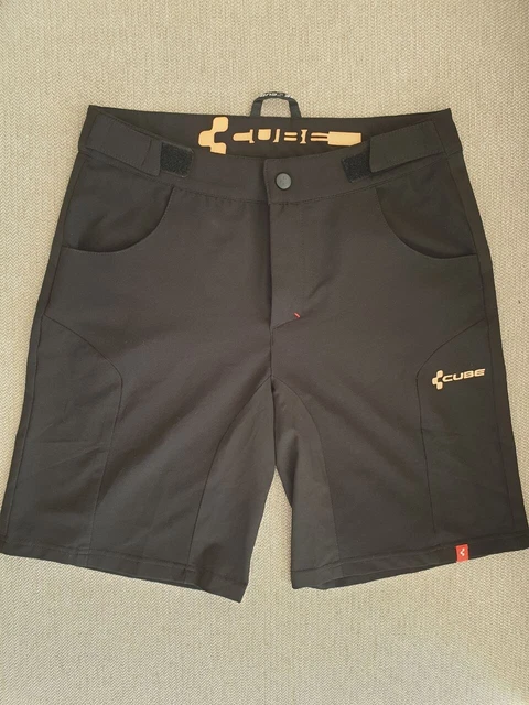 3203 CUBE Outdoor Shorts Tracking, Taglia L - Nero
