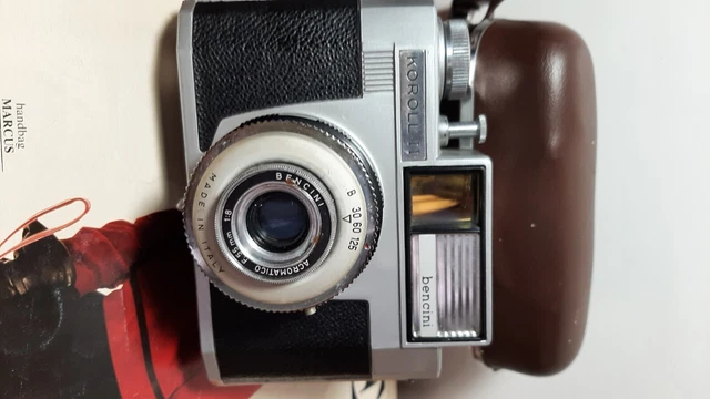 Macchina Fotografica Koroll Ii - Bencini - Vintage Con Custodia Originale 3