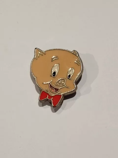 Vintage Button Cover Warner Bros Porky Pig