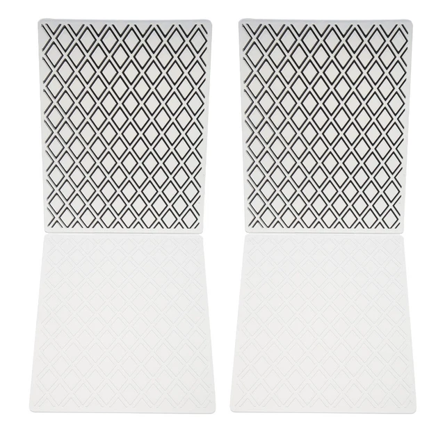 2 Pcs Vorlagen Sammelalbum Präge Ordner Präge Template Mold