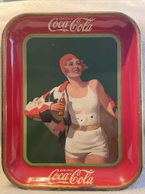 Vintage, ORIGINAL, 1930, Coca-Cola, Coke, Soda Serving Tray American Artworks