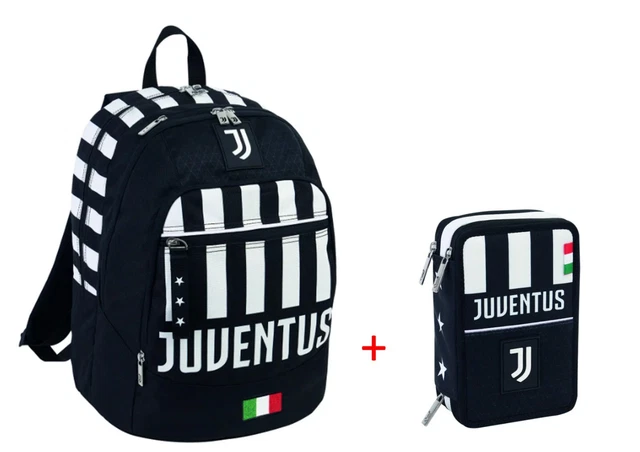 Zaino Scuola Seven Advanced Juventus Glorius Win + Astuccio 3 zip completo 23/24