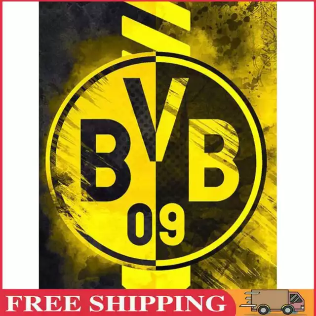 5D DIY Diamond Painting Kits Full Square Drill Dortmund Schild Mosaik Wandbild