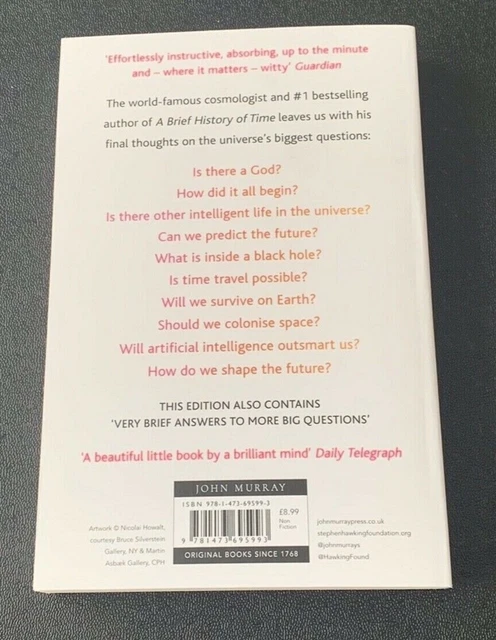 Brief Answers to the Big Questions by Stephen Hawking (Paperback, 2018) 2