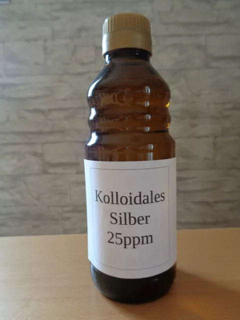 Kolloidales Silber # 250ml #  5-50ppm klassisch und frisch hergestellt