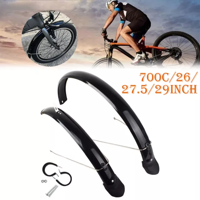 26/27.5" Front & Rear Wheel Fender Mudguard Replacement for Road Folding Bike UK