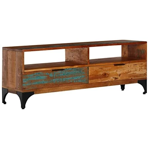 New TV Cabinet 46.5"x13.8"x17.7" Solid Reclaimed Wood, TV Stand Media Console New TV Cabinet 46.5"x13.8"x17.7" Solid Reclaimed Wood, TV Stand Media Console
