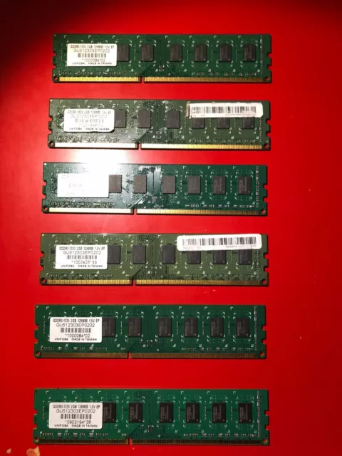 UNIFOSA GU512303EP0202 1x 2GB PC3 10600 DDR3 1333MHz 1.5V PC Memory DIMM RAM EUR 60 00 PicClick IT