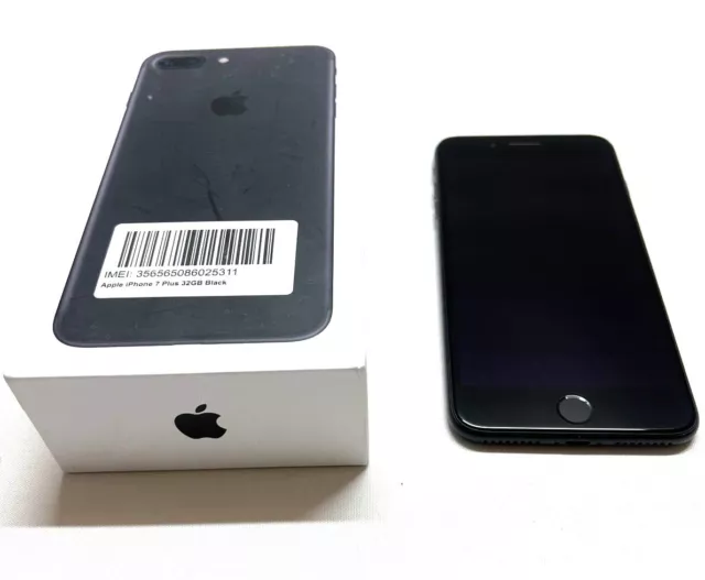 Apple iPhone 7 Plus Handy 32GB Schwarz  Lautsprecher Defekt 356565086025311