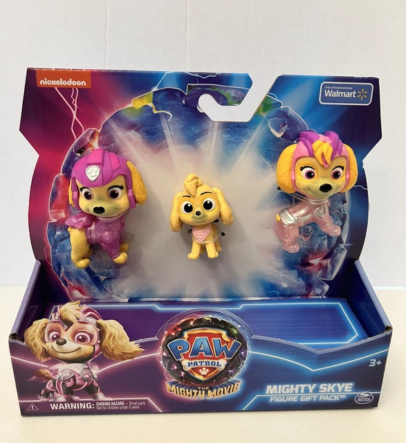 PAW PATROL THE Mighty Movie Mighty Skye Figure Gift Set NEW 2023 EUR 22