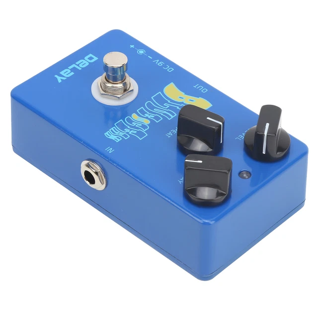 Delay Effect Pedal True Bypass Sound Processor Electric Guitar Single Block FST