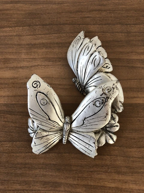 Decorazione PIEFFE Farfalle In Placcato Argento 925