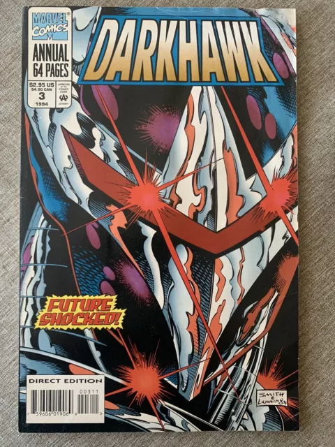 Darkhawk Annual #3 1994 Marvel Comics Low Print Run 64 Pages
