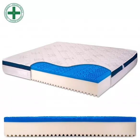 Matelas à mémoire de forme 11 zones différenciées - orthopédie - haute densité