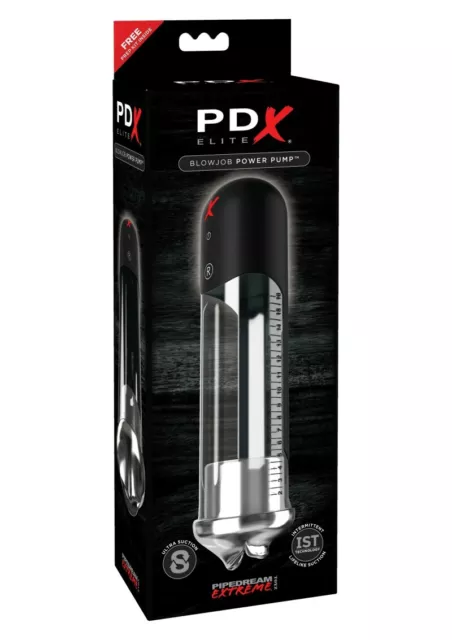 Sexy Uomo_Masturbator Sviluppatore Blowjob Power Pump PDX Elite Stroker Oral 3