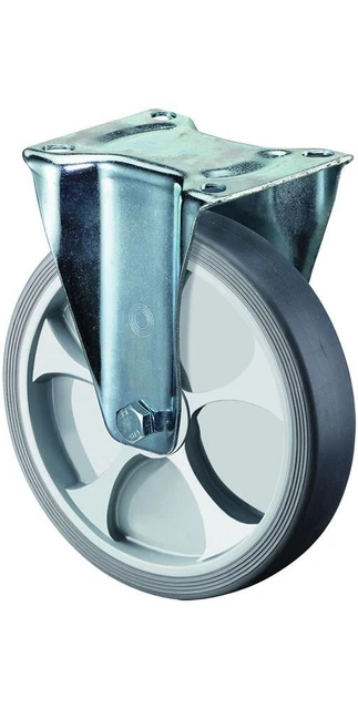 BS Rollen Roulette fixe D. de la roue 80 mm cap. charge 100 kg thermoplastiqu...
