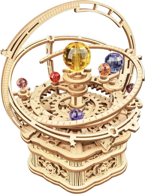ROBOTIME Puzzle 3D In Legno Per Adulti – Kit Modellino Di Strumento Musicale – 62 Pezzi, Dimensioni 14,5x7,5x15 Cm – Decorazione Fai Da Te