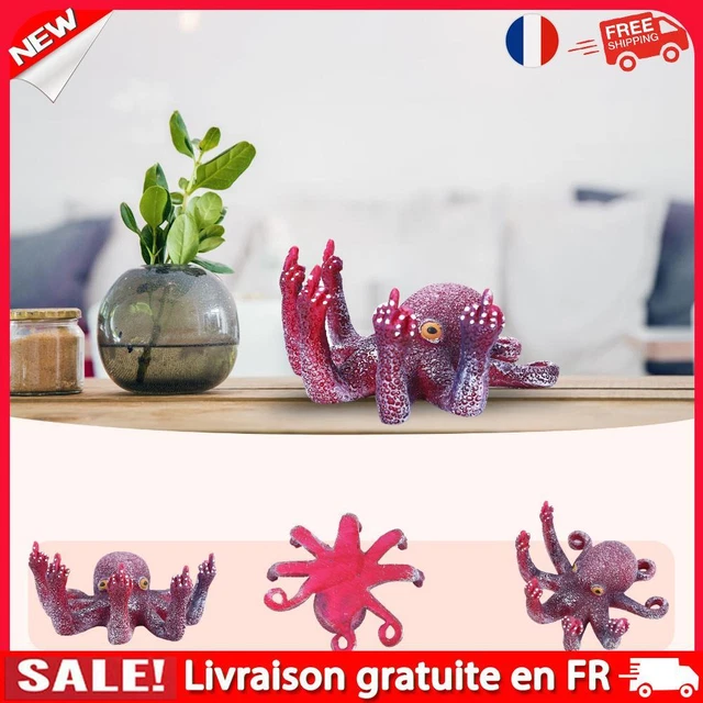 120pcs Lumineuses Mini Pieuvre en Résine, Petites Figurine Pieuvre Figurines de Pieuvre Miniature Petite Pieuvre en Résine pour Bricolage Maison de Poupée Jardin Décoration (8 Couleurs 120pcs Lumineuses Mini Pieuvre en Résine, Petites Figurine Pieuvre Figurines de Pieuvre Miniature Petite Pieuvre en Résine pour Bricolage Maison de Poupée Jardin Décoration (8 Couleurs