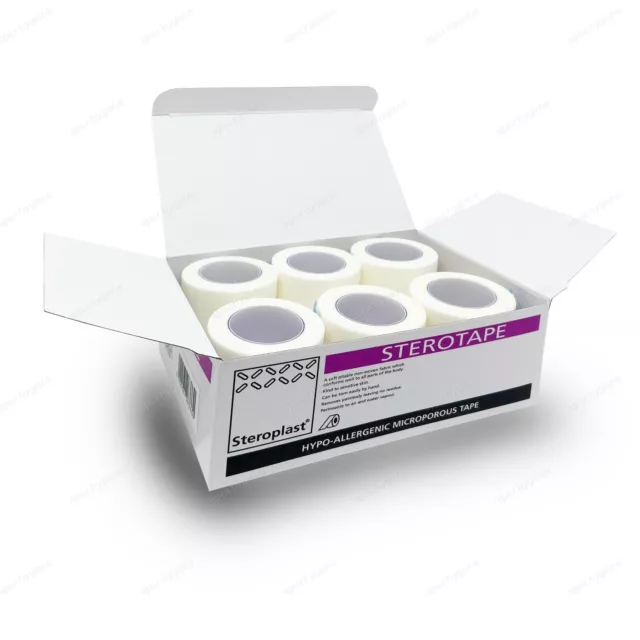 3M MICROPORE SURGICAL TAPE 1.25cm 2.5cm 5cm Medical Eyelash Tape Latex Free
