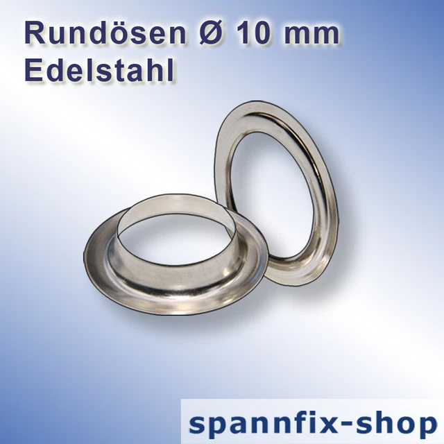 Redondos Ø 10MM Acero Inox. Ojal Templo Impacto Sacabocados Lochungsunterlage