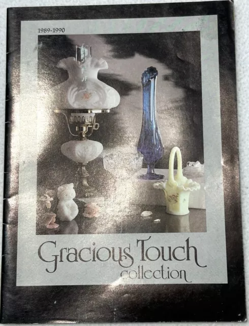 Vintage FENTON ART GLASS 1989 Gracious Touch Collection 26 Page Catalog Booklet