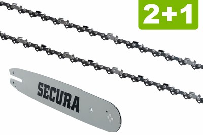 Hecht 2 Chaînes adapté pour Hecht 95040cm 0.325 66M 1,5mm 