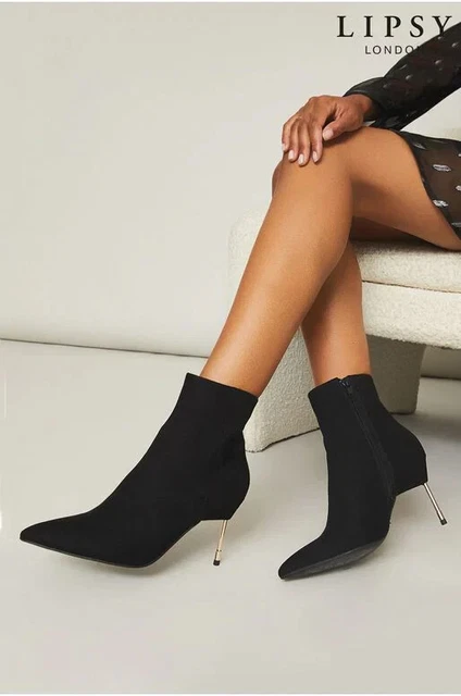 Lipsy almond deals toe ankle boots